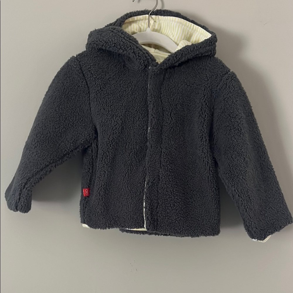 Magnetic Me Gray Fleece Hooded Jacket
